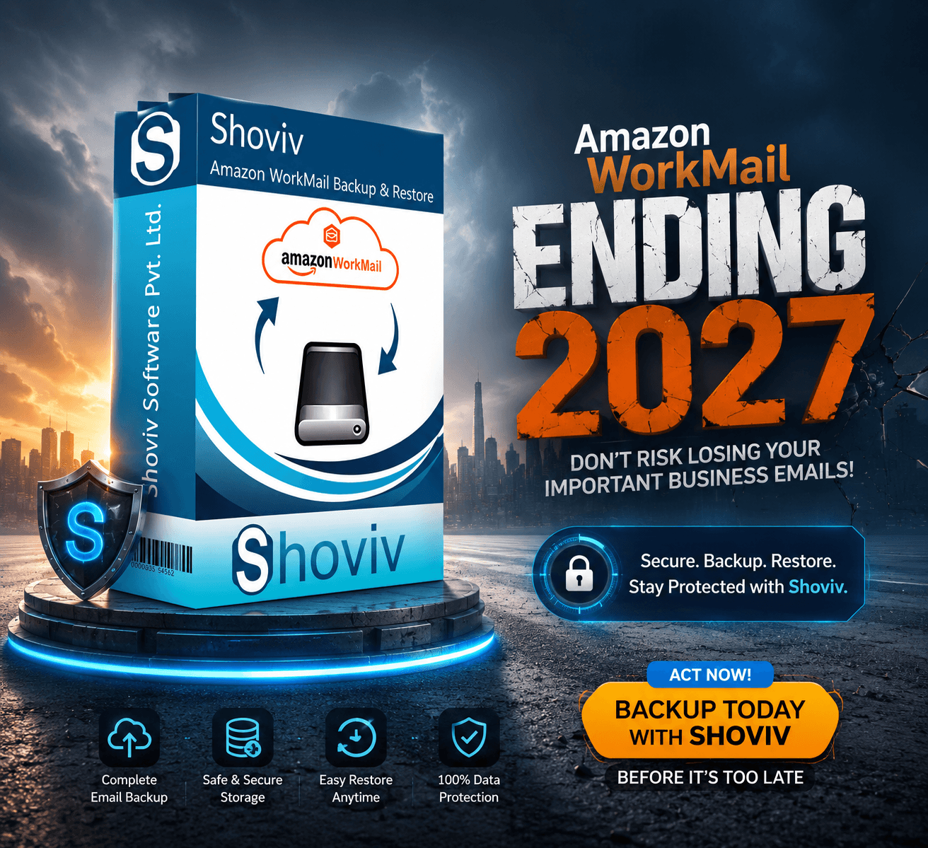 Amazon WorkMail Is Ending in 2027: Why Businesses Need a Smarter Backup & Migration Strategy Now